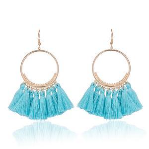 Tassel Hoop Earrings